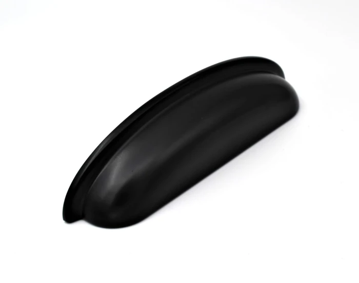 ידית קונכייה 96 ממ שחור מט