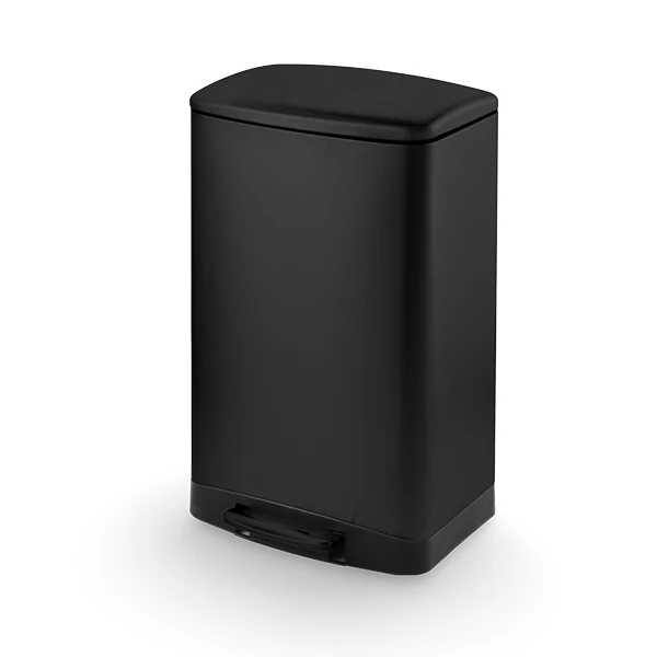 פח פדל 50 ליטר טריקה שקטה שחור