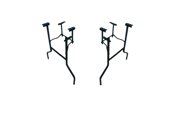 רלים מתקפלות לשולחן רוחב 60 ס"מ גובה 71 ס"מ שחור