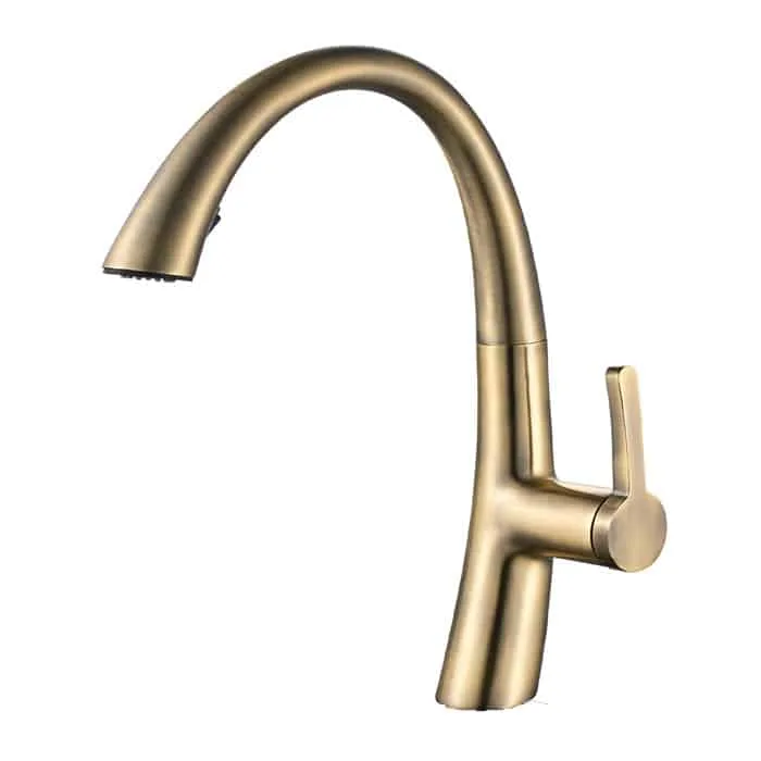 ברז נשלף YOAM זהב מוברש PERFECT