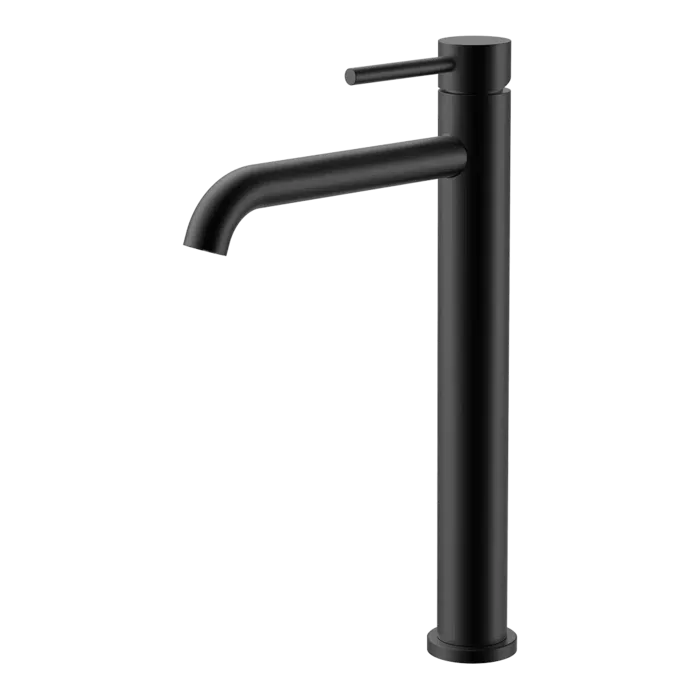 ברז פרח קצר גבוה ידית סטיק שחור Swiss Aqua