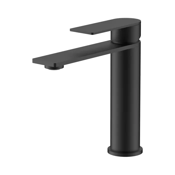 ברז פרח קצר D שחור מט Swiss Aqua