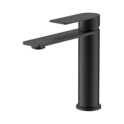 ברז פרח קצר D שחור מט Swiss Aqua