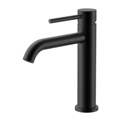 ברז פרח קצר ידית סטיק שחור Swiss Aqua